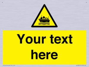 Custom warning ferries crossing vessels